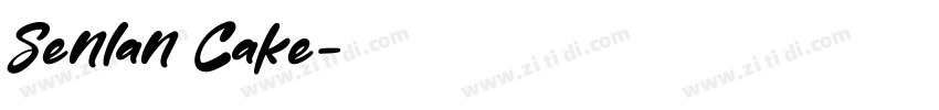 Senlan Cake字体转换
